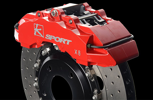 Ksport BKMT250-853SO 15 8-Piston ProComp Rear Brake Kit 